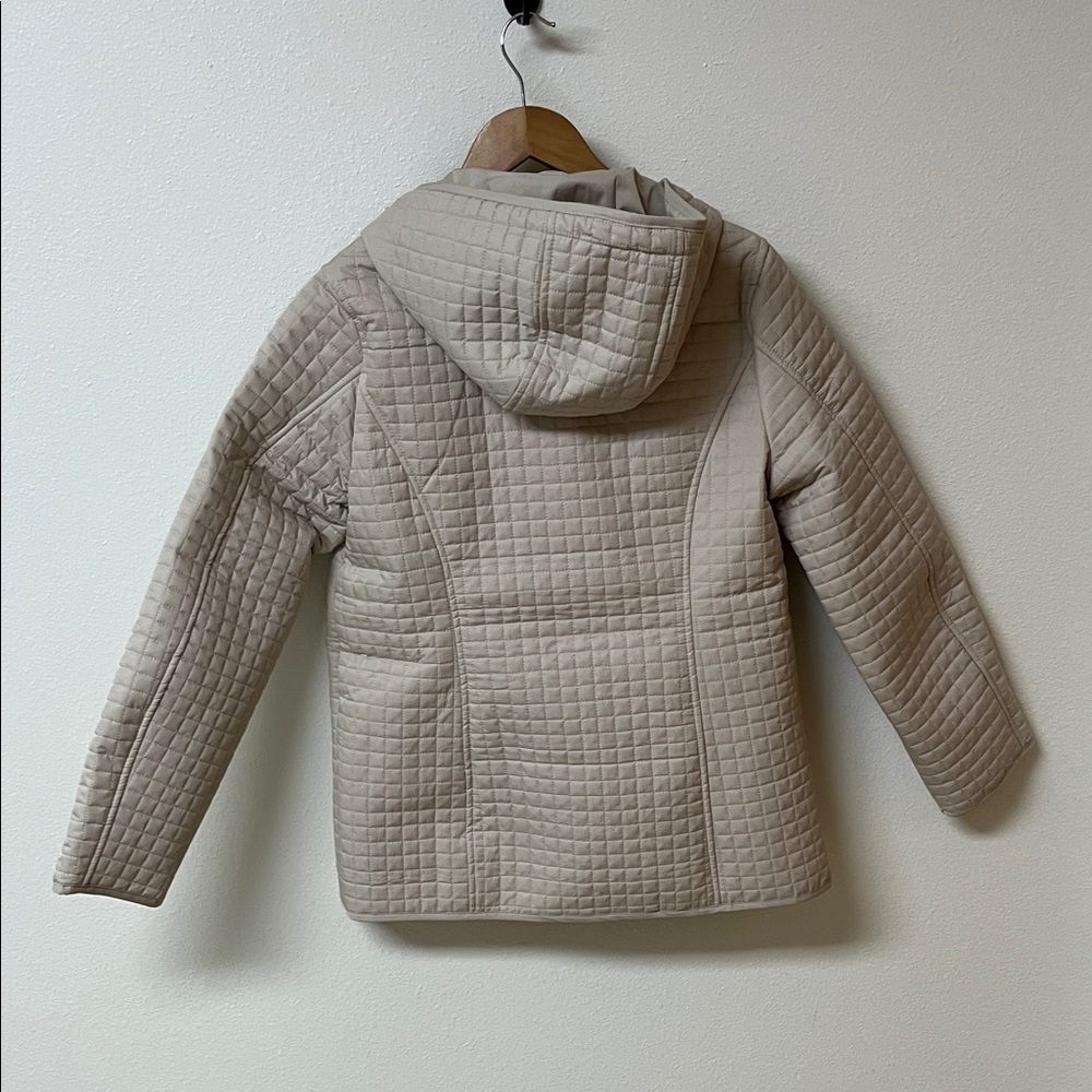 Land’s End Quilted Jacket in Beige women’s size S NWT - Picture 3 of 3